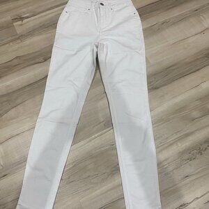 No Boundaries White Skinny Jeans Stretch Mid Rise Women’s Size 3 0212